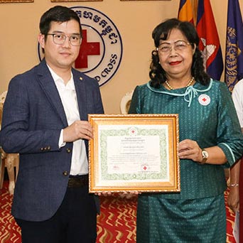 PPCBank Proudly Donates another 1,000 USD to Cambodian Red Cross